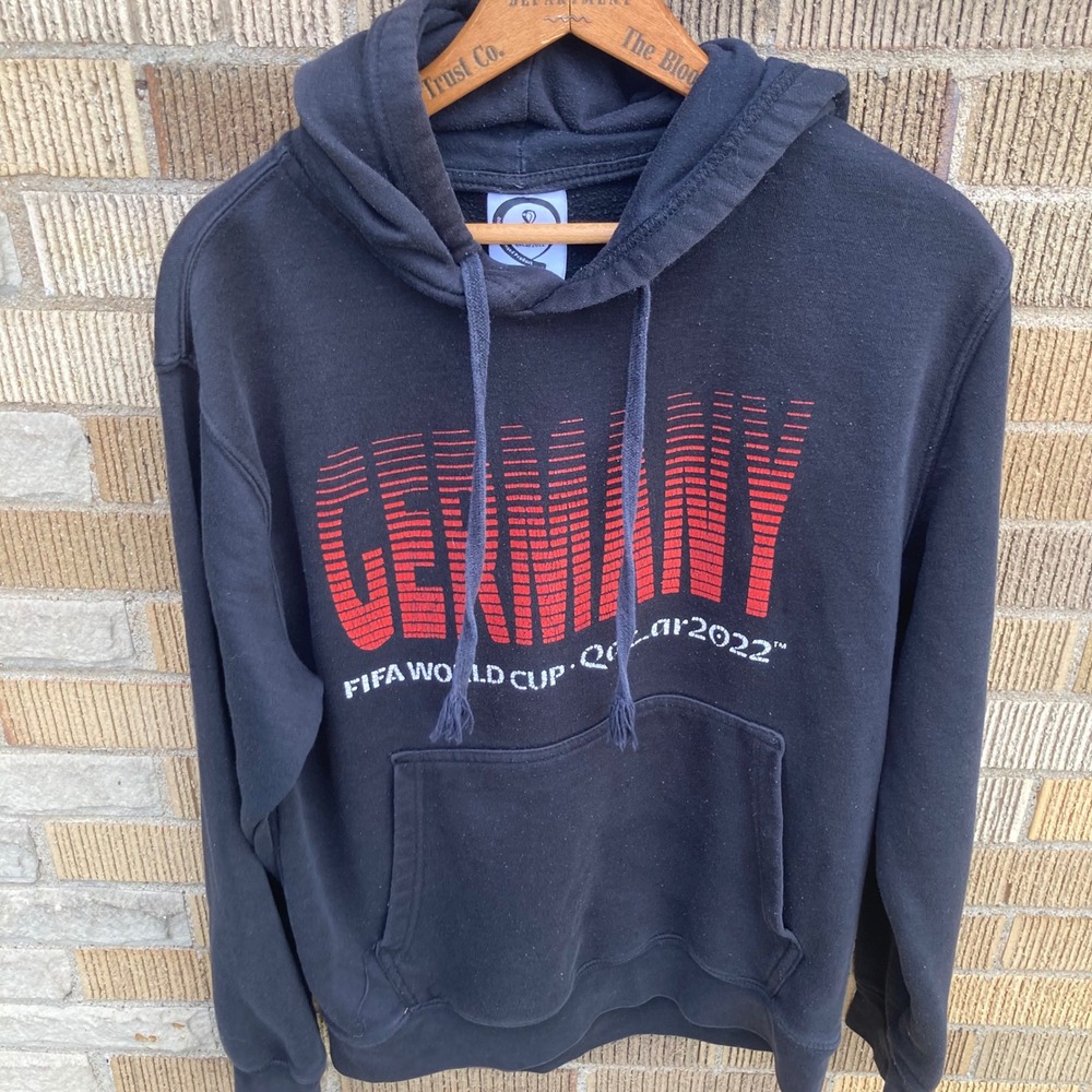 DFB German National Team Men's Medium Soccer Hoodie FIFA World Cup Qatar 2022